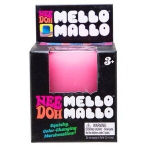 Schylling NEEDOH Mello Mallo Color-Changing Squishy Marshmallow (Pink)